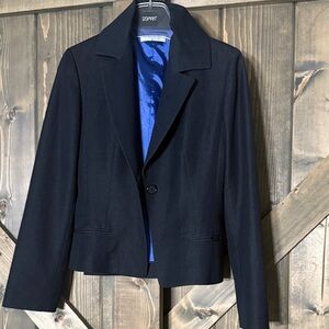 Tahari Woman Dark Blue Blazer